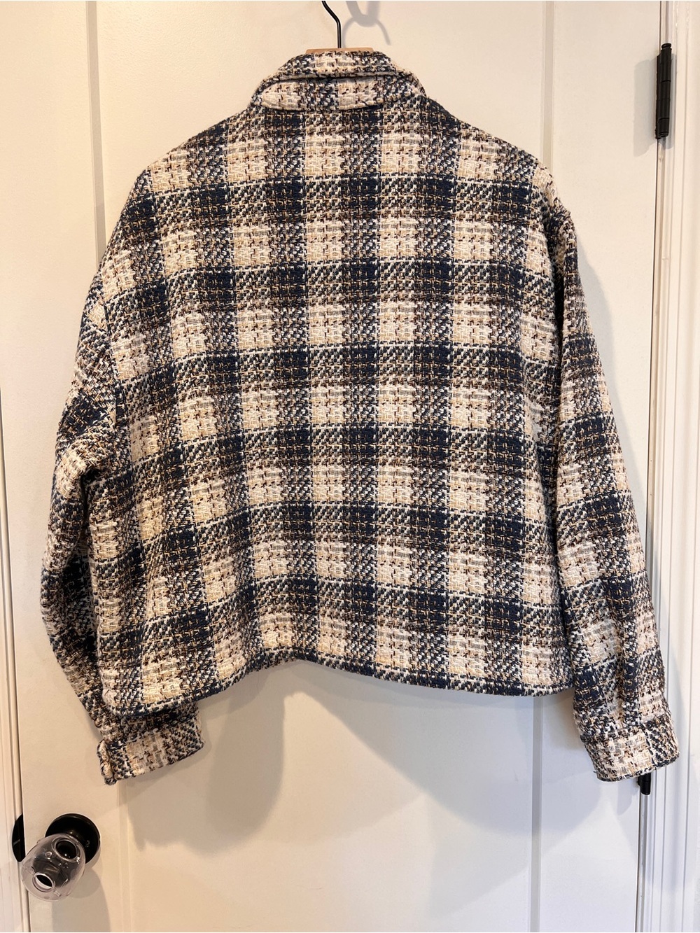 BLANK NYC Plaid Tweed Cropped Jacket - Picture 5 of 5